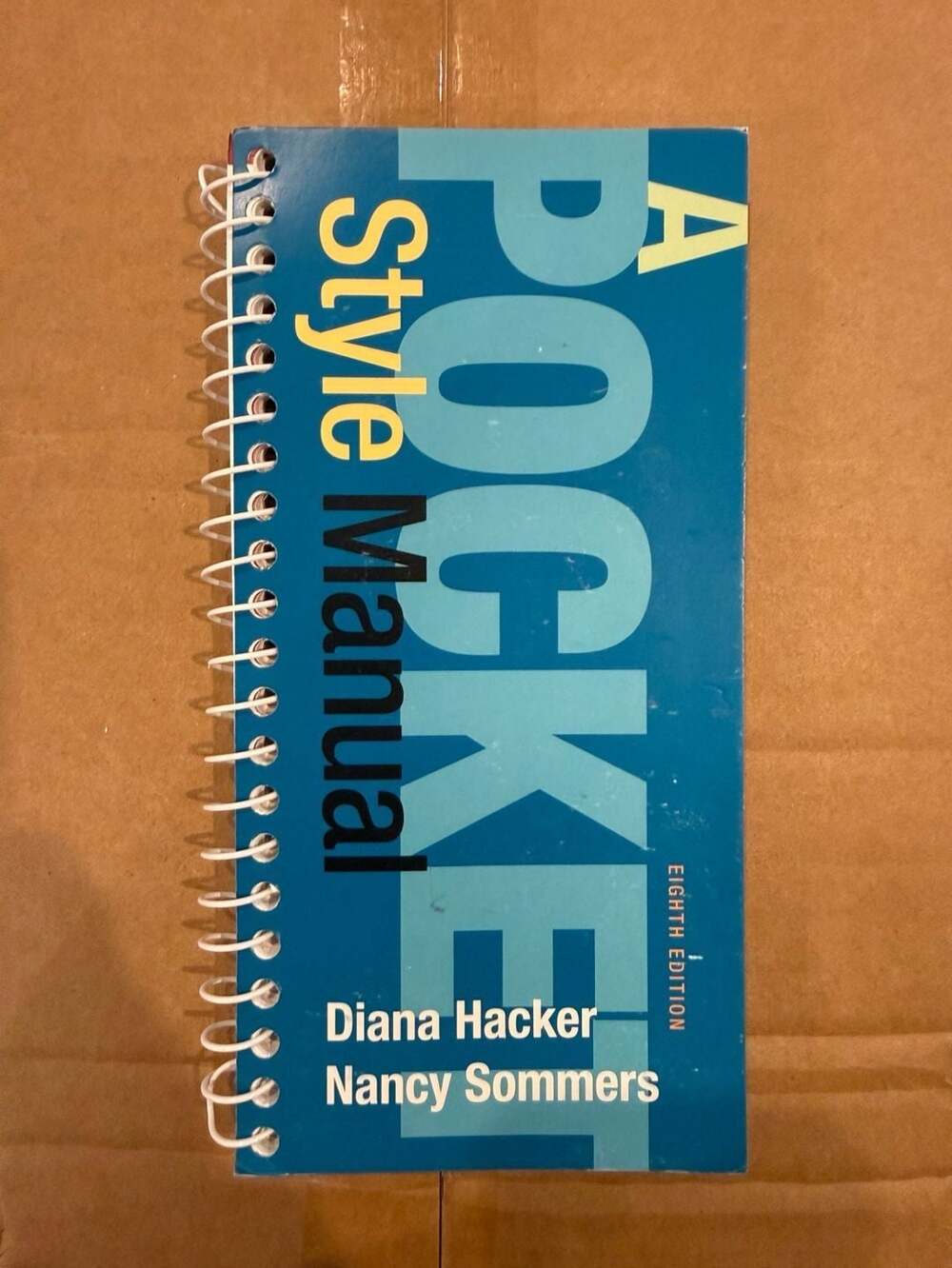 Pocket Style Manual by Diana Hacker and Nancy Sommers (2017, Spiral) 97813190574